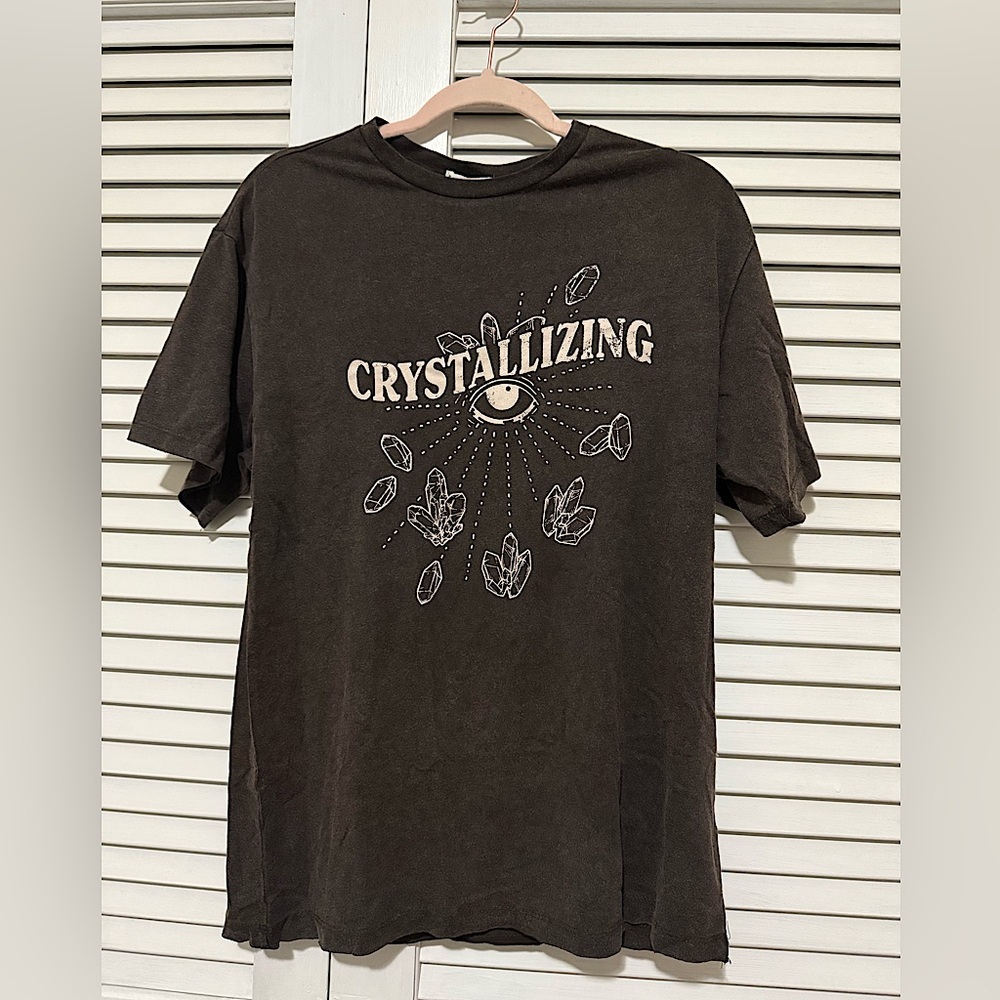 EARTHBOUND Trading Co Brown Graphic T-Shirt Uni-Sex s